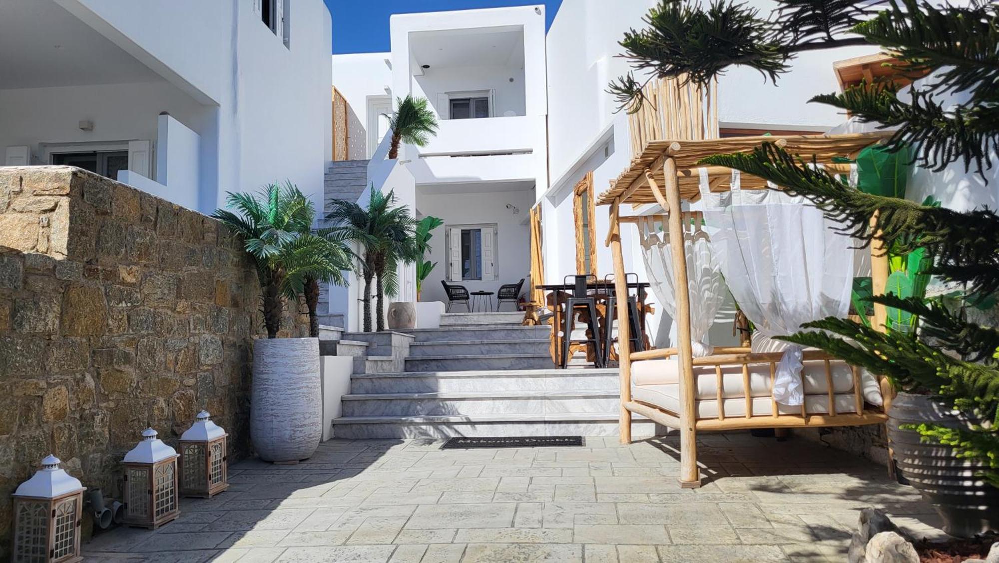 Mykonos Double Luxury Mini Suites - Adults Only Ано Мера Екстер'єр фото